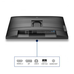 Monitor PHILIPS 27B2N4500/00 27 QHD 120Hz IPS Flat H/A 150 MM TUV EyeSafe certified USB HUB SPEAKERS Power/Light sensor DP 2xHDMI