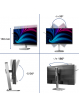 Monitor PHILIPS 27B2N4500/00 27 QHD 120Hz IPS Flat H/A 150 MM TUV EyeSafe certified USB HUB SPEAKERS Power/Light sensor DP 2xHDMI