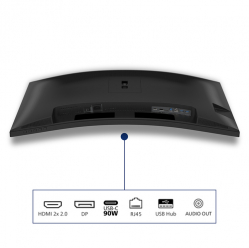 Monitor PHILIPS 34B2U3600C/00 34 Curved 4K HDMI DP USB