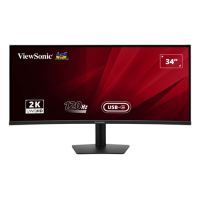 Monitor VIEWSONIC VA3420C 34 UWQHD LED 120Hz 300nits 1ms HDMI DP USB-C 2x2.5W Speakers