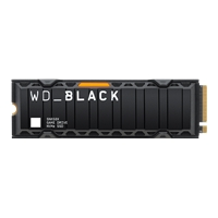 Dysk WD Black 2TB SN850X NVMe SSD Supremely Fast PCIe Gen4 x4 M.2 with heatsink internal single-packed