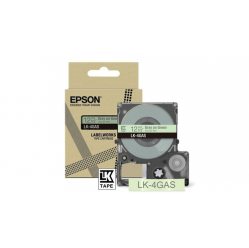 EPSON Colour Tape Green/Grey 12mm 8m LK-4GAS