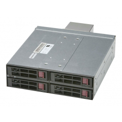 Klatka na dyski twarde SUPERMICRO Chassis czarna SAS3 SATA3 Mobile Rack for 4x 2.5inch HDD with Fan