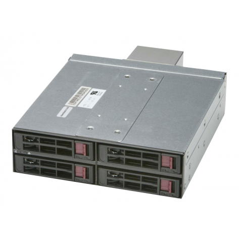 Klatka na dyski twarde SUPERMICRO Chassis czarna SAS3 SATA3 Mobile Rack for 4x 2.5inch HDD with Fan