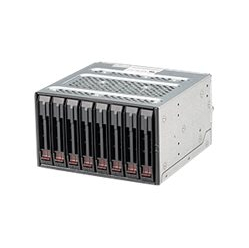 Klatka na dyski twarde SUPERMICRO Chassis czarna SAS3 SATA3 Mobile Rack for 8x2.5inch HDD W O Fan Modu