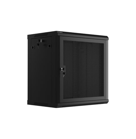 Szafa serwerowa LANBERG wisząca rack 19 12U 600x450 drzwi perforowane czarna flat pack