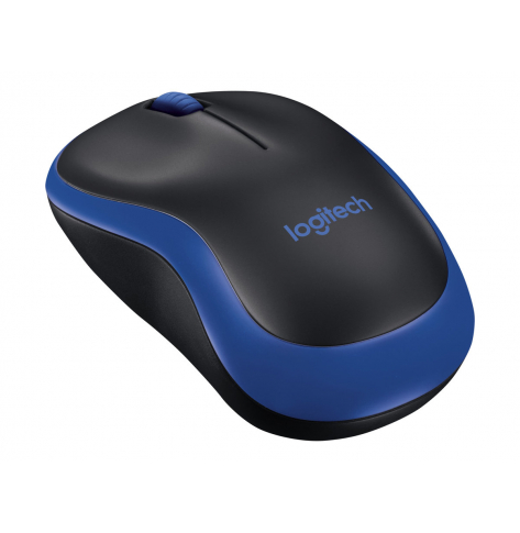 LOGITECH M185 Mouse optical wireless 2.4 GHz USB wireless receiver blue