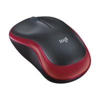 Mysz LOGITECH M185 Mouse optical wireless 2.4 GHz USB wireless receiver red
