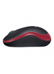 LOGITECH M185 Mouse optical wireless 2.4 GHz USB wireless receiver red