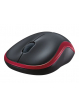 LOGITECH M185 Mouse optical wireless 2.4 GHz USB wireless receiver red