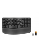 LOGITECH Wave Keys for Business grafitowy - (US) INT 2.4GHZ/BT B2B