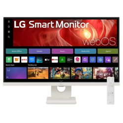 Monitor LG 27U731SA-W 27 Smart UHD IPS WebOS 5ms HDMI2.1x2 USB C PD 65W