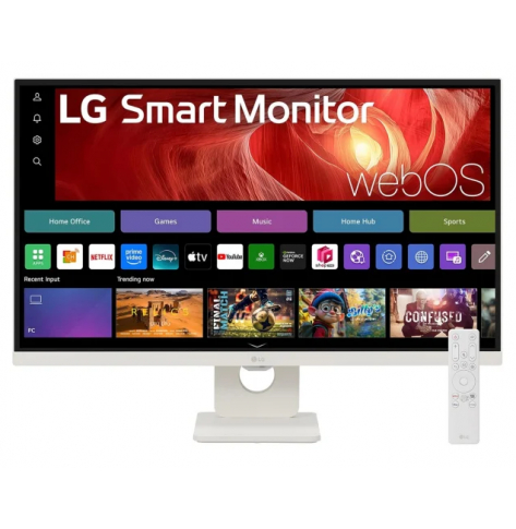 Monitor LG 27U731SA-W 27 Smart UHD IPS WebOS 5ms HDMI2.1x2 USB C PD 65W