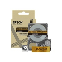 Papier EPSON Metallic Tape Gold/Black 18mm 9m LK-5KBM