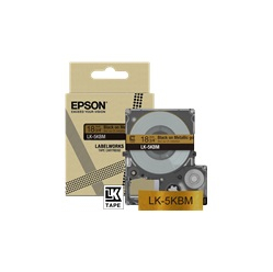 EPSON Metallic Tape Gold/Black 18mm 9m LK-5KBM