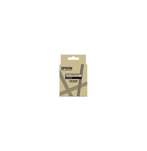 Papier EPSON Metallic Tape Clear/Gold 24mm 9m LK-6TKN