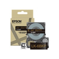 Papier EPSON Metallic Tape Black/Gold 24mm 9m LK-6BKP