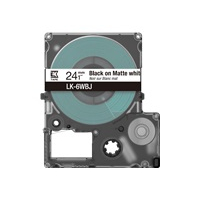 Papier EPSON Matte Tape White/Black 24mm 8m LK-6WBJ