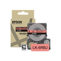 Papier EPSON Matte Tape Red/Black 24mm 8m LK-6RBJ