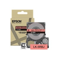 Papier EPSON Matte Tape Red/Black 18mm 8m LK-5RBJ