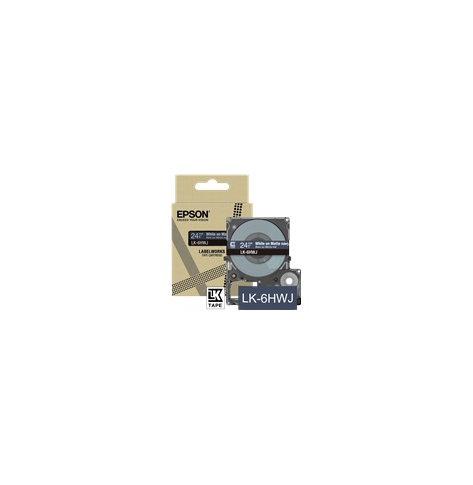 Papier EPSON Matte Tape Navy/White 24mm 8m LK-6HWJ