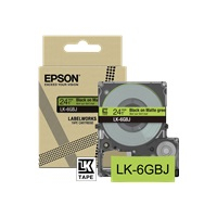 Papier EPSON Matte Tape Green/Black 24mm 8m LK-6GBJ