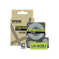 Papier EPSON Matte Tape Green/Black 18mm 8m LK-5GBJ