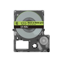 Papier EPSON Matte Tape Green/Black 12mm 8m LK-4GBJ
