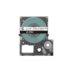 EPSON Matte Tape Clear/White 24mm 8m LK-6TWJ