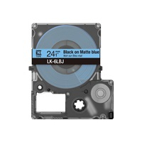 Papier EPSON Matte Tape Blue/Black 24mm 8m LK-6LBJ