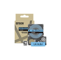 EPSON Matte Tape Blue/Black 18mm 8m LK-5LBJ