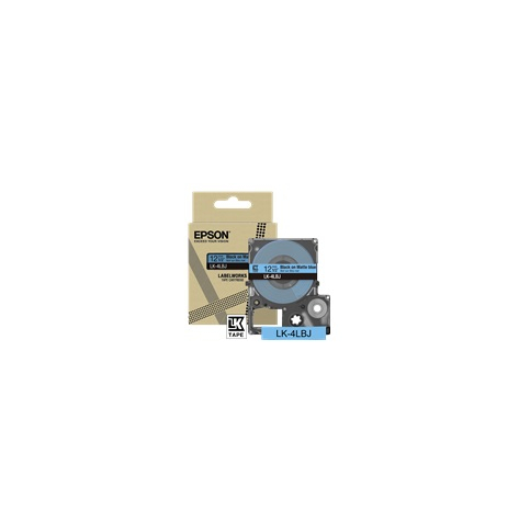 Papier EPSON Matte Tape Blue/Black 12mm 8m LK-4LBJ