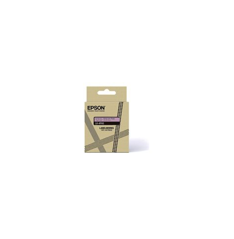 Papier EPSON Colour Tape Pink/Grey 12mm 8m LK-4PAS