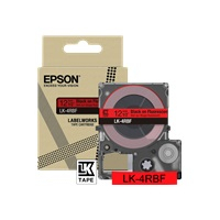 Papier EPSON Colour Tape Fluorescent Red/Black 12mm 5m LK-4RBF