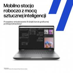 Laptop HP ZBook Fury G1i 16 WUXGA Ultra 7-255HX G1i 16GB 512GB RTX1000 W11P