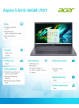 Laptop Acer Aspire 5 A515-58GM-71DT 15.6 FHD i7-13620H 16GB 512GB RTX2050 NoOS