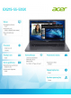 Laptop Acer Extensa 15 EX215-55-53SX 15.6 FHD i5-1235U 8GB 512GB Linux
