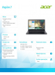 Acer Gaming Aspire 7 A715-76G-5303 15.6 FHD i5-12450H 16GB 512GB SSD GeForce RTX3050 4GB NoOS czarny