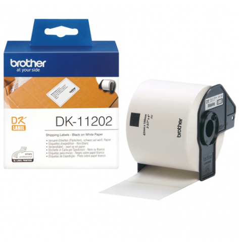 Etykieta dostawcza Brother  62x100mm | 300 szt.