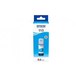 EPSON 113 EcoTank Pigment Cyan ink bottle