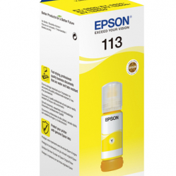 EPSON 113 EcoTank Pigment Yellow ink bottle