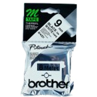 Taśma Brother MK221BZ 9mm czarna na białym