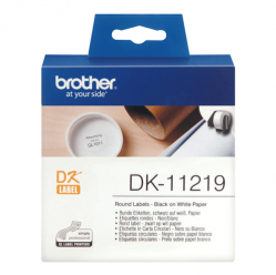 Taśma Brother ROUND PAPER 1/2" LABEL 12MM X 12MM X 1200