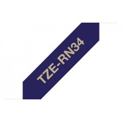 Taśma Brother 12mm Złota/Niebieska