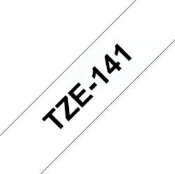 Taśma Brother 18mm czarna na czystym