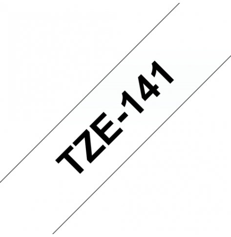 Taśma Brother 18mm czarna na czystym