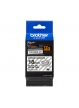 Taśma Brother 18mm czarna na czystym ADHESIVE TAPE