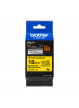 Taśma Brother 18mm czarna na żółtym ADHESIVE TAPE
