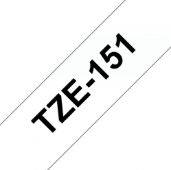 Taśma Brother 24mm czarna na czystym