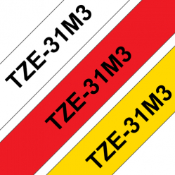 Taśma Brother 3 sztuki TZ231+TZ431+TZ631